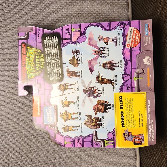 Teenage Mutant Ninja Turtles Mutant Mayhem Mondo Gecko new in box - Picture 2 of 3